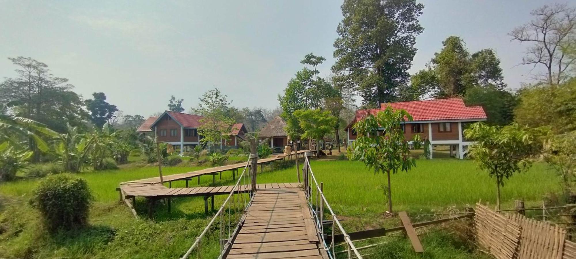 Bolaven Garden Bungalow And Tent - Tad Lo Ban Kiangtat المظهر الخارجي الصورة
