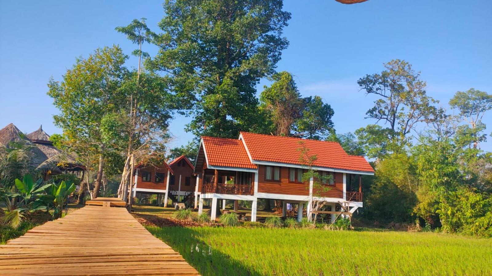 Bolaven Garden Bungalow And Tent - Tad Lo Ban Kiangtat المظهر الخارجي الصورة